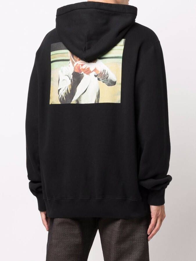 Undercover Hoodie met print Zwart