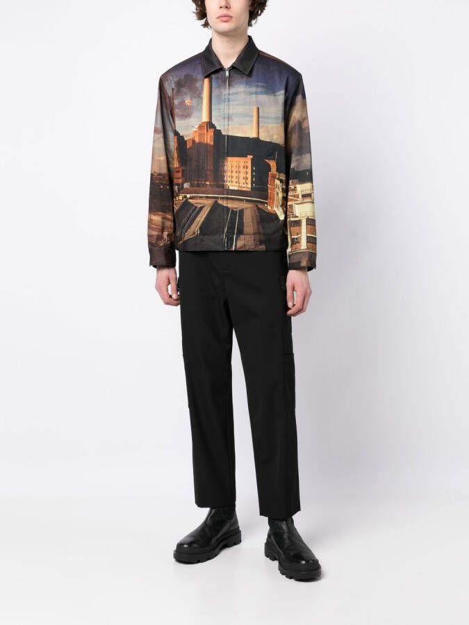 Undercover Jack met dierenprint Bruin
