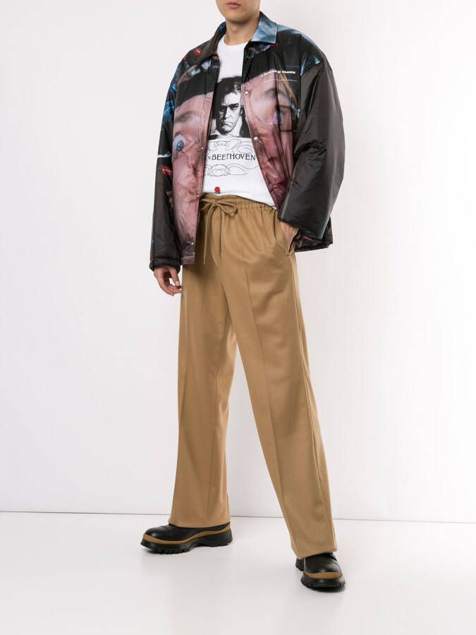 Undercover Jack met print Zwart