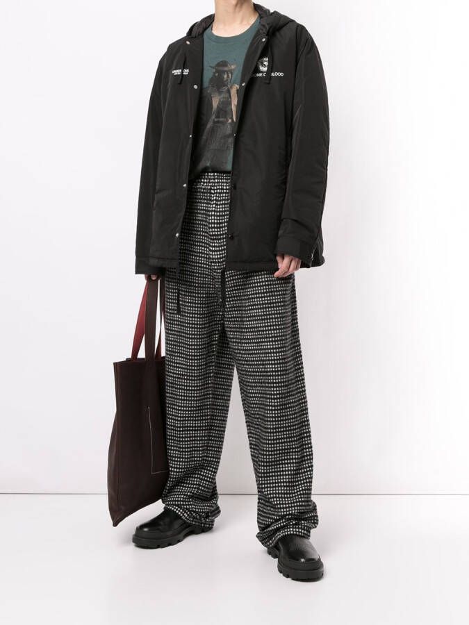 Undercover Jack met print Zwart
