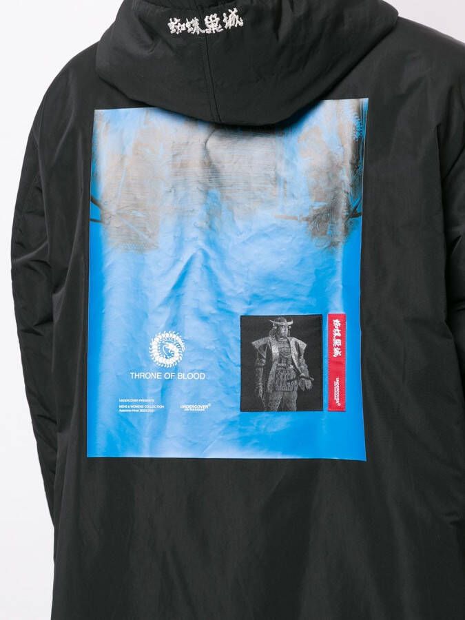 Undercover Jack met print Zwart