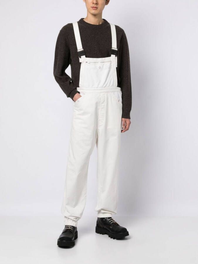 Undercover Jumpsuit met snelsluiting Wit