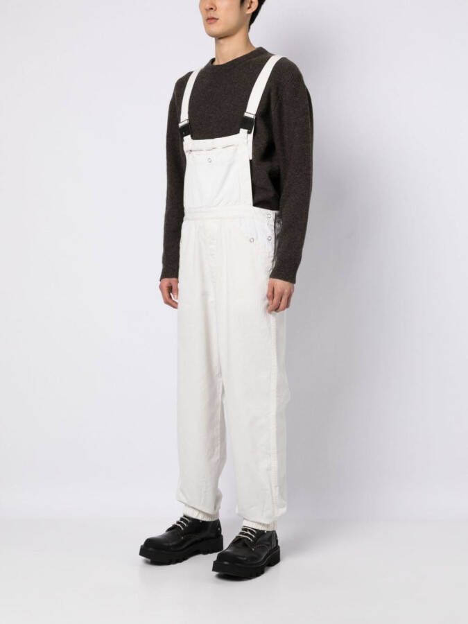 Undercover Jumpsuit met snelsluiting Wit