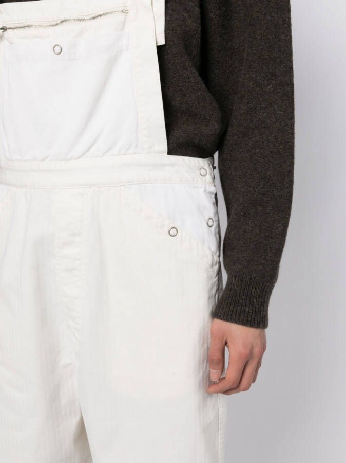 Undercover Jumpsuit met snelsluiting Wit