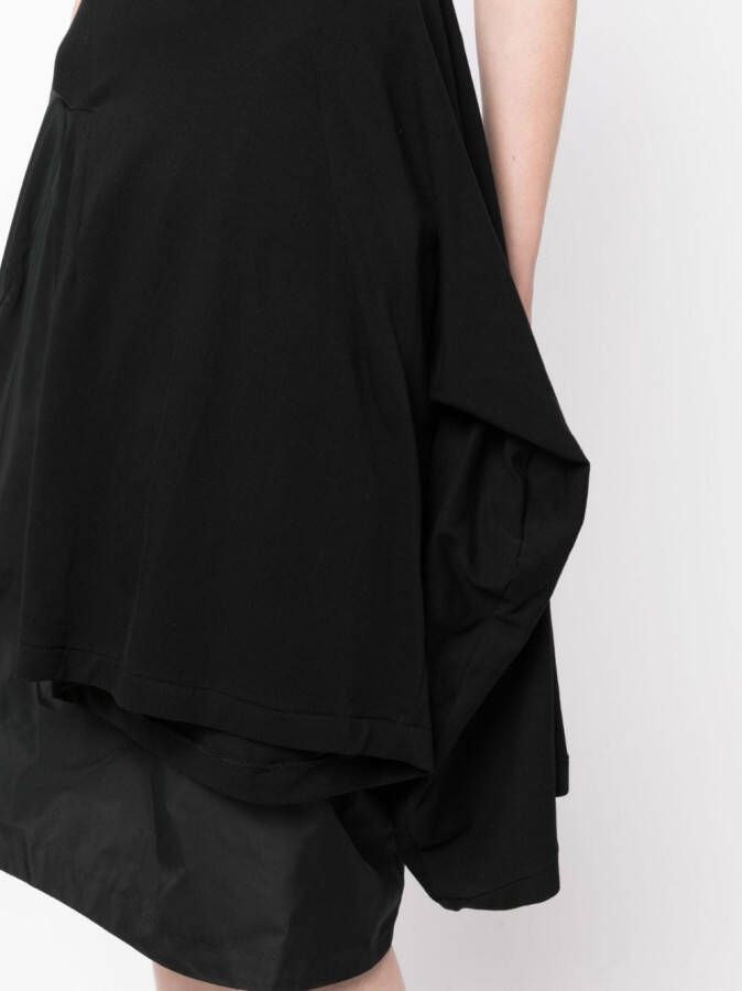 Undercover Jurk met gedrapeerd detail Zwart