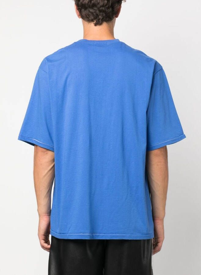 Undercover Katoenen T-shirt Blauw