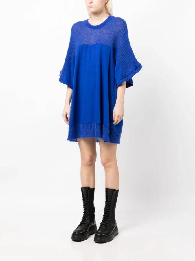 Undercover Mini-jurk met vlakken Blauw
