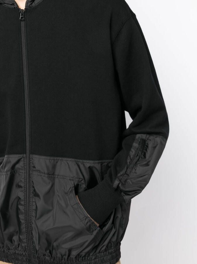 Undercover Hoodie met vlakken Zwart