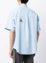 Undercover Overhemd met patch Blauw - Thumbnail 4