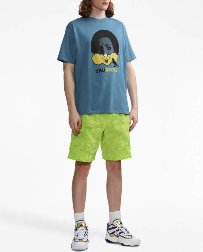 Undercover Jersey T-shirt Blauw