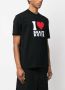 Undercover T-shirt met tekst Zwart - Thumbnail 3
