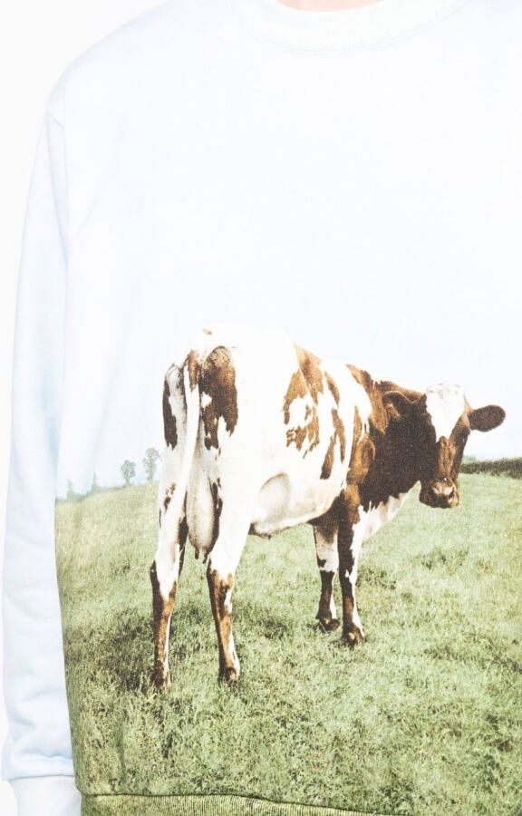 Undercover Sweater met fotoprint Blauw