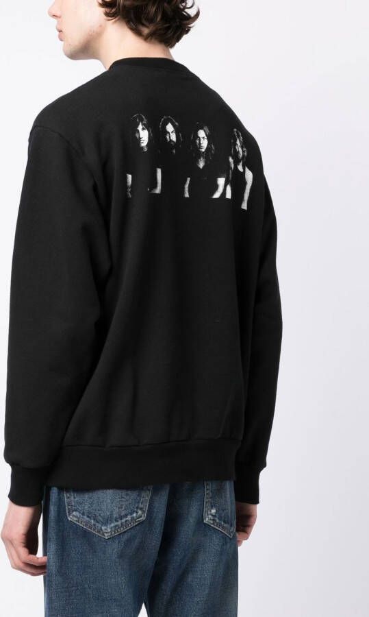 Undercover Sweater met fotoprint Zwart