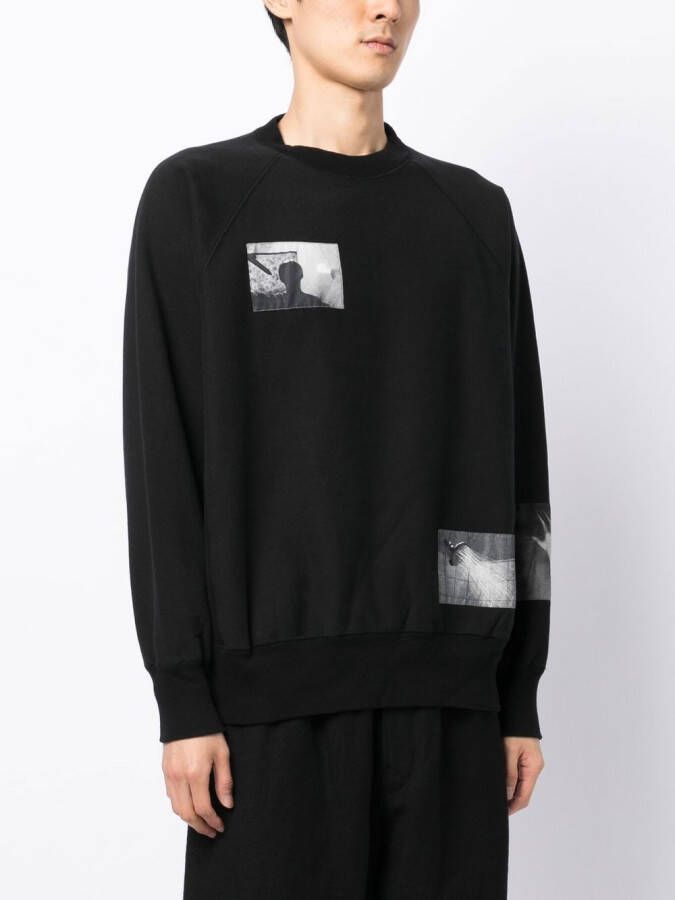 Undercover Sweater met grafische print Zwart