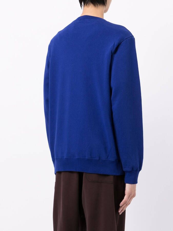 Undercover Sweater met logoprint Blauw