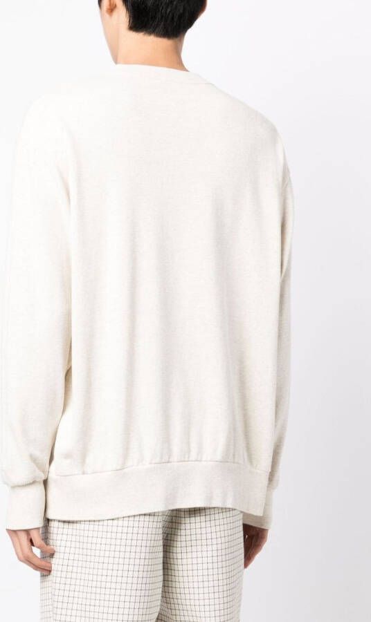 Undercover Sweater met print Beige