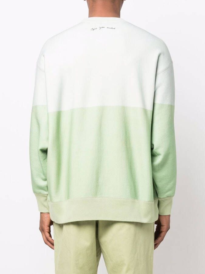 Undercover Sweater met print Groen