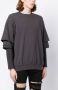 Undercover T-shirt met gelaagde mouwen Grijs - Thumbnail 3