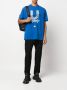 Undercover T-shirt met logoprint Blauw - Thumbnail 2