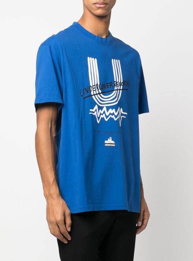 Undercover T-shirt met logoprint Blauw