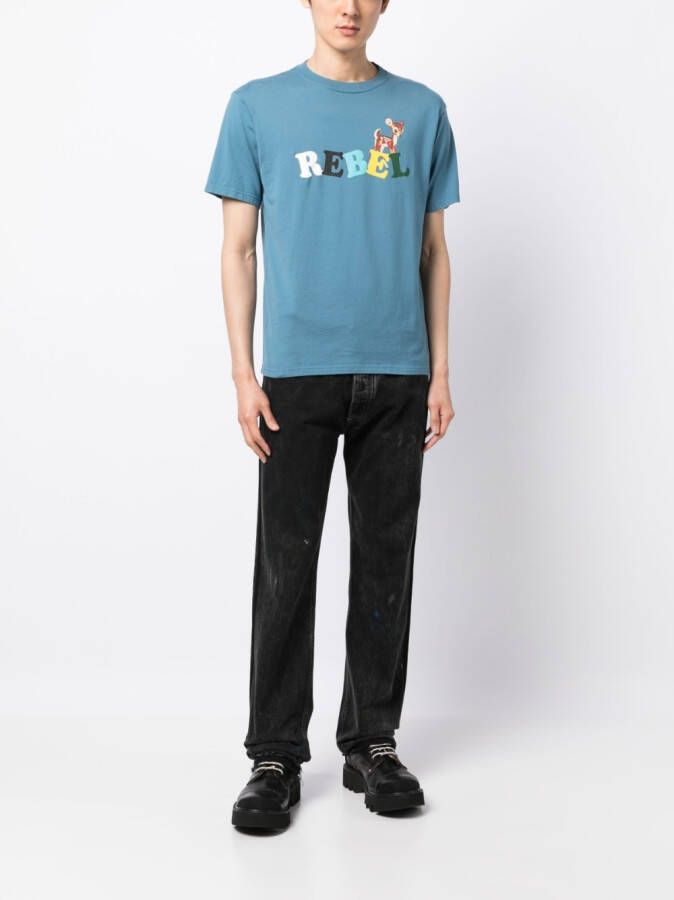 Undercover T-shirt met print Blauw