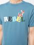 Undercover T-shirt met print Blauw - Thumbnail 5