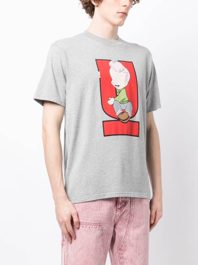 Undercover T-shirt met print Grijs