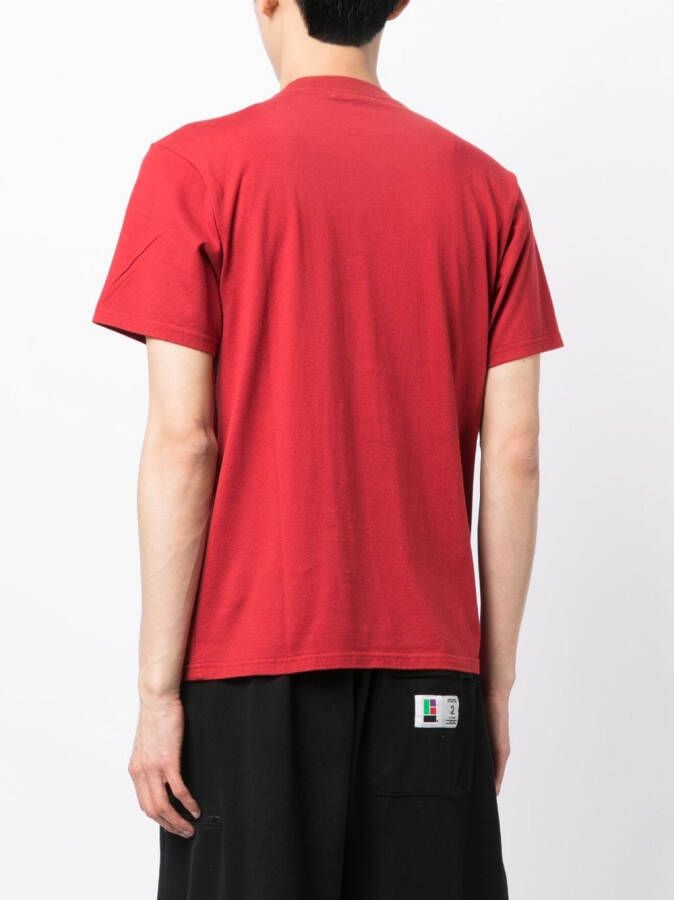 Undercover T-shirt met print Rood