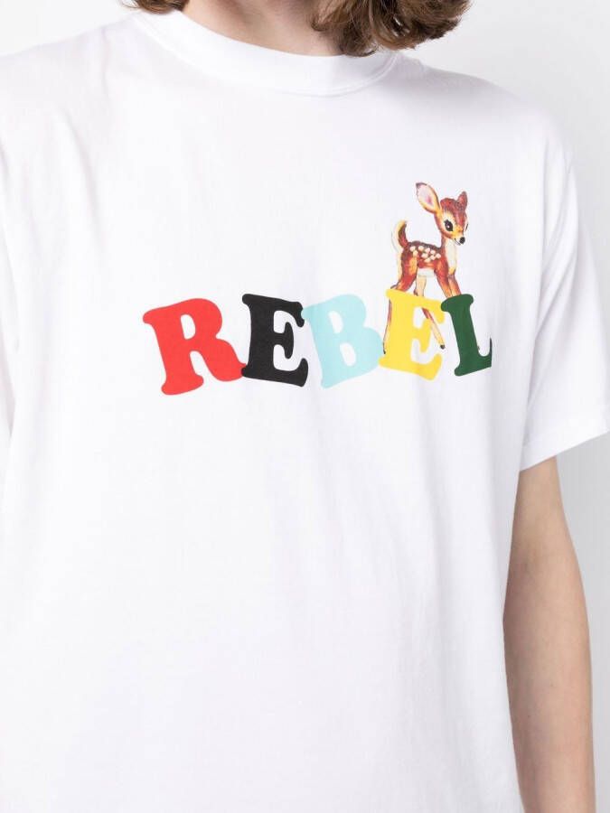 Undercover T-shirt met print Wit