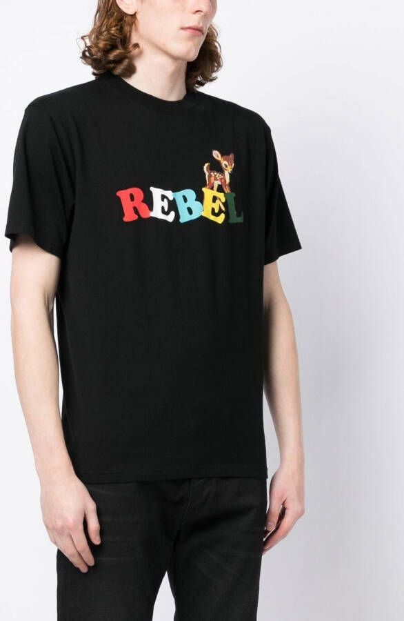 Undercover T-shirt met print Zwart