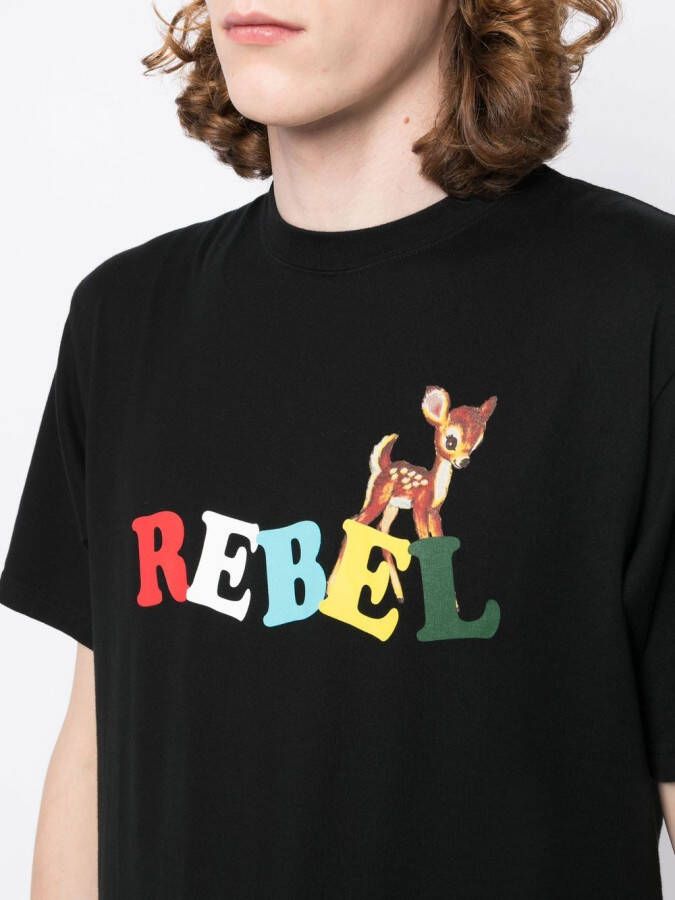 Undercover T-shirt met print Zwart