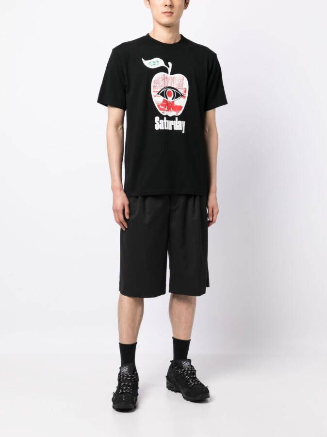 Undercover T-shirt met print Zwart