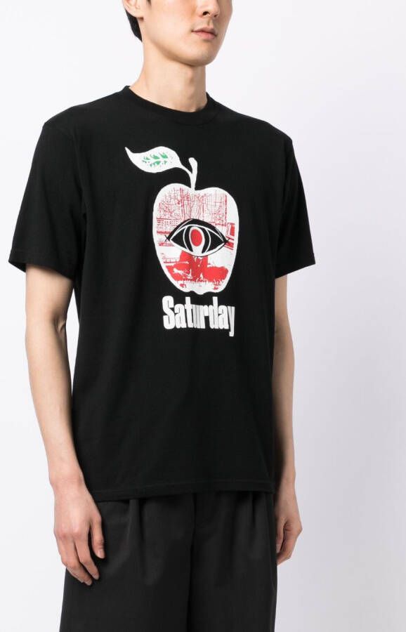 Undercover T-shirt met print Zwart