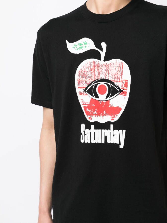 Undercover T-shirt met print Zwart