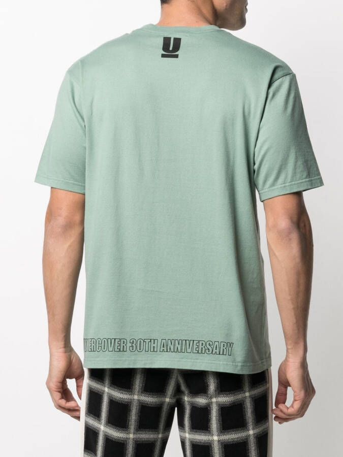 Undercover T-shirt met tekst Groen