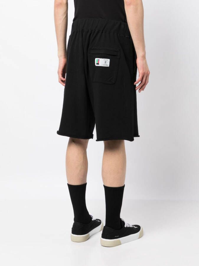Undercover Trainingsshorts met tekst Zwart