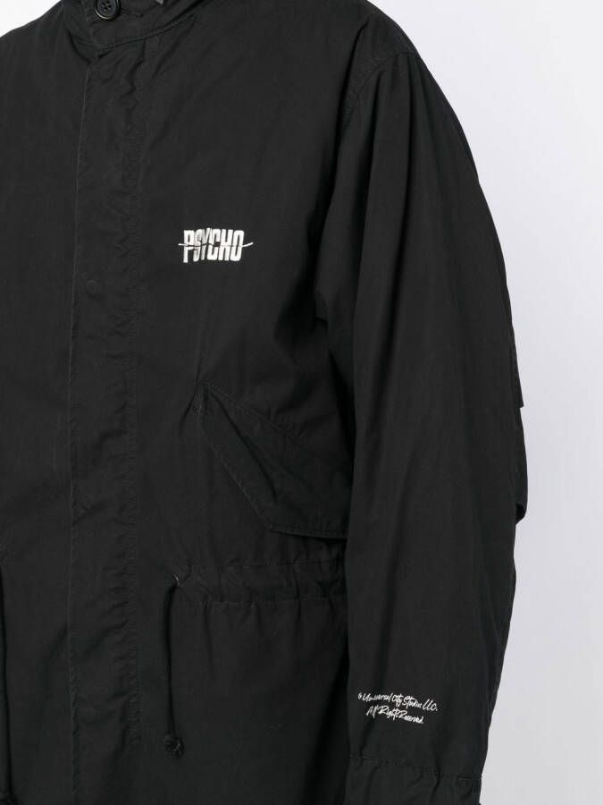 Undercover x Psycho jas met patch Zwart