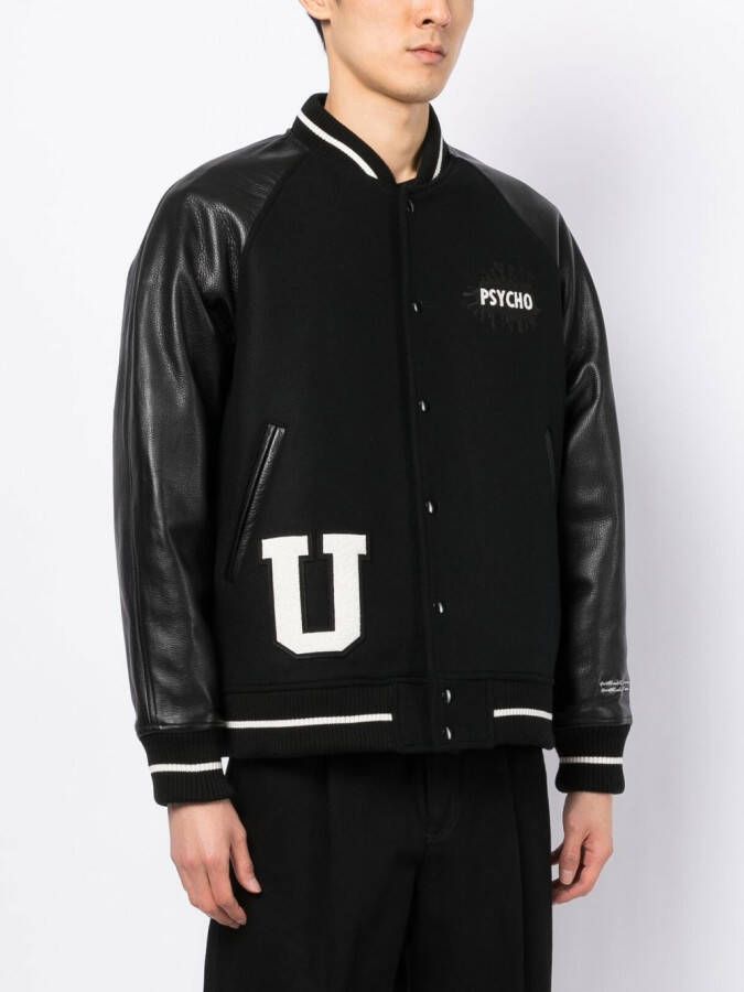 Undercover Bomberjack met patch Zwart