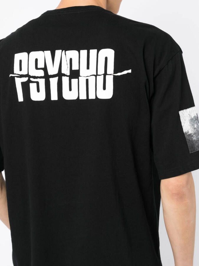 Undercover x Psycho T-shirt met logoprint Zwart