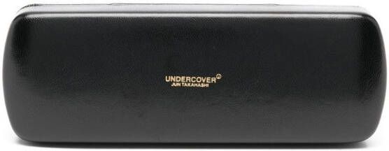 Undercover Zonnebril met rechthoekig montuur Zwart