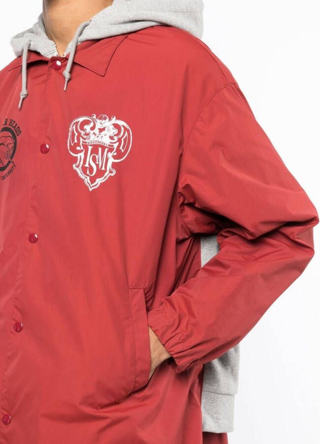 Undercoverism Jas met logoprint Rood