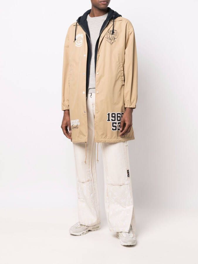 Undercoverism Parka met capuchon Beige