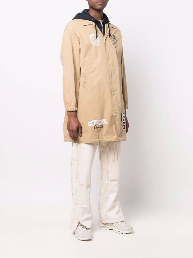 Undercoverism Parka met capuchon Beige