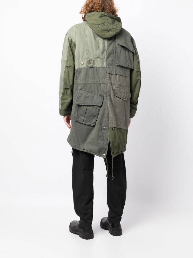 Undercoverism Parka met capuchon Groen