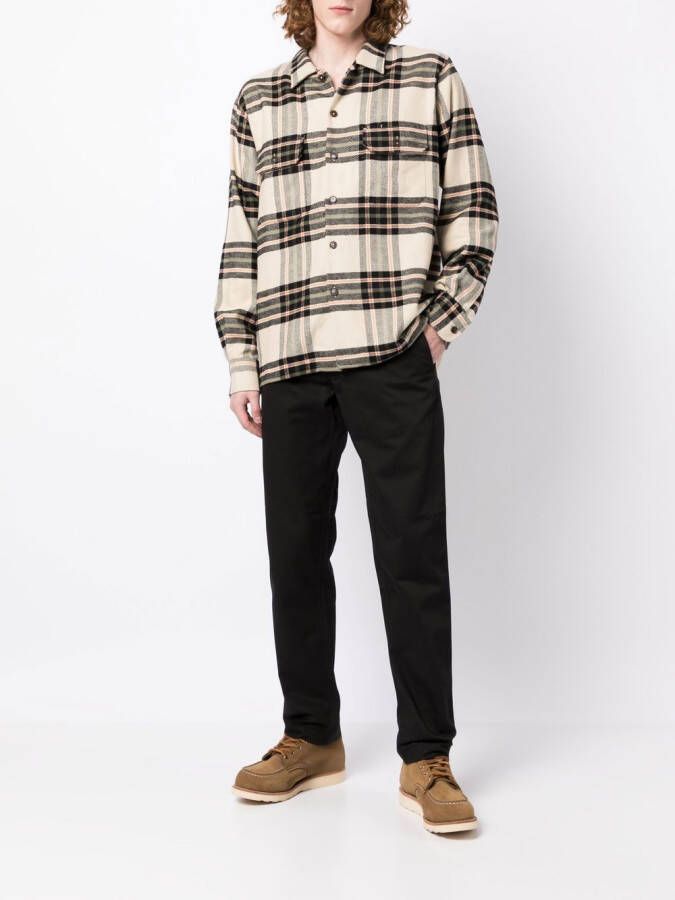 Universal Works Straight broek Zwart