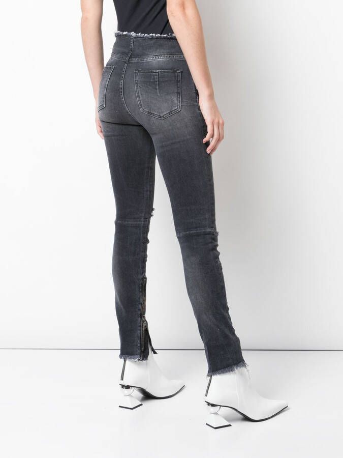 UNRAVEL PROJECT Skinny jeans Zwart