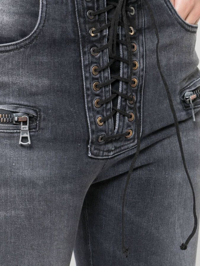 UNRAVEL PROJECT Skinny jeans Zwart