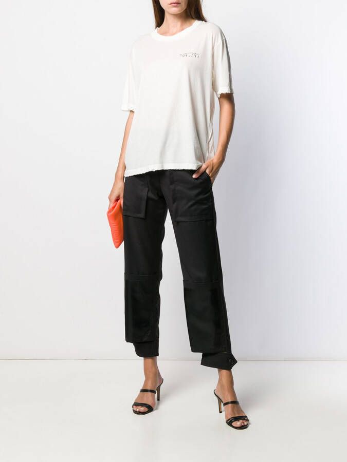 UNRAVEL PROJECT T-shirt met logo Wit
