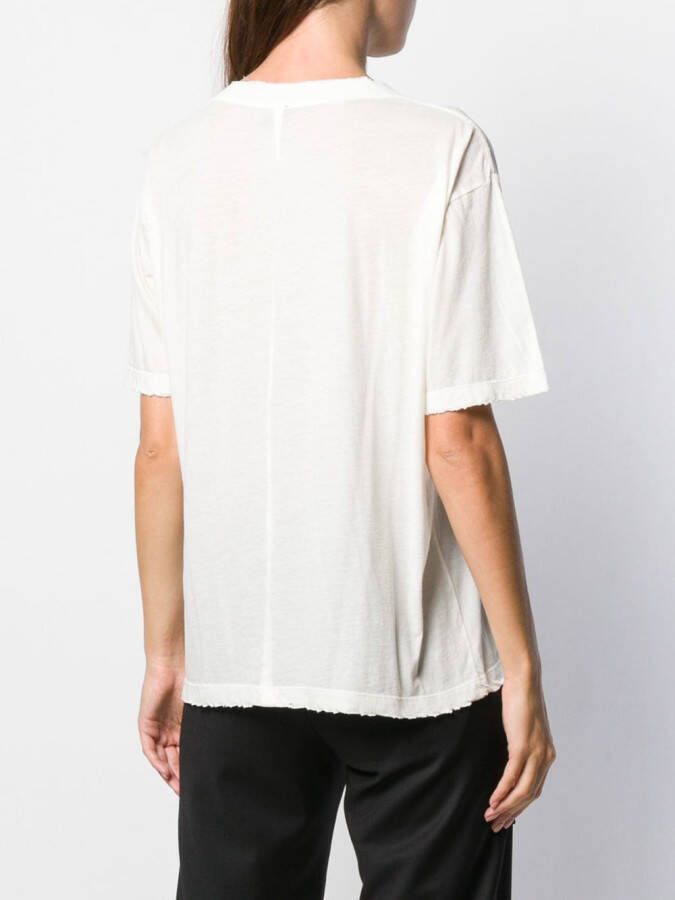 UNRAVEL PROJECT T-shirt met logo Wit