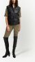 Unreal Fur Bodywarmer van imitatieleer Zwart - Thumbnail 2